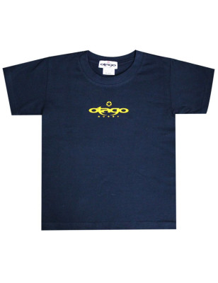 T-shirt Vespy Otago rugby enfant col rond Bleu marine