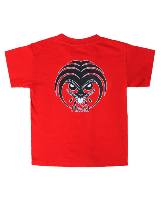 T-shirt Lang Otago rugby enfant col rond rouge