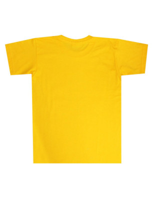 Dos du tee shirt Tikibeach enfant Otago jaune
