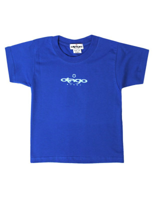 T-shirt Ututu Otago rugby enfant col rond bleu royal