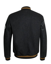 CUIR TEDDY NOIR CUIR TEDDY NOIR