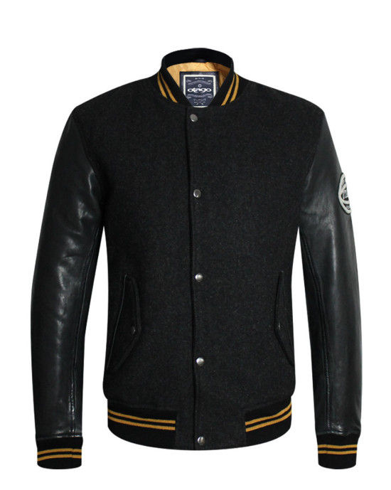 CUIR TEDDY NOIR