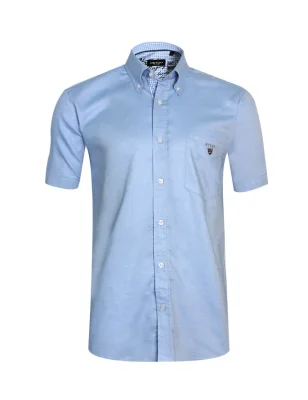 BUENOS AIRES OXFORD OTAGO CHEMISE MC BLEU CIEL