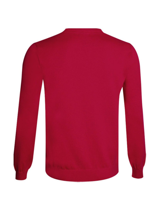 BOLOGNE PULL COL ROND OTAGO ROUGE