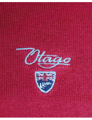 Pull Bologne col rond rouge Otago homme