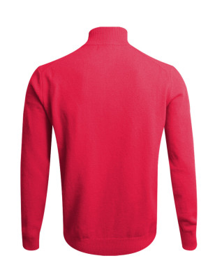 Dos du Pull Buenos Aires col zip Otago rouge pour homme