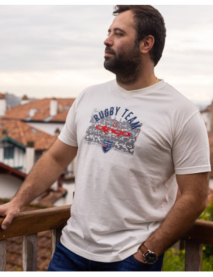 BURNS TEAMY TEE SHIRT OTAGO ÉCRU