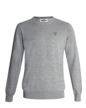 BUENOS AIRES PULL COTON COL ROND OTAGO MOON GREY HEATHER BUENOS AIRES PULL COTON COL ROND OTAGO MOON GREY HEATHER