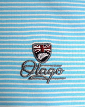 GRIFFAX RAYÉ POLO MC OTAGO BLEU CIEL