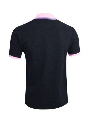 Le dos du polo Griffax bleu marine pour homme