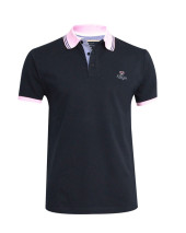 GRIFFAX POLO MC OTAGO BLEU MARINE