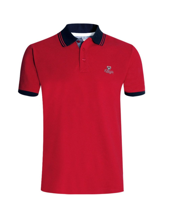 GRIFFAX POLO MC OTAGO ROUGE