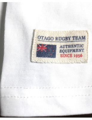 Génuine cousue en bas côté droit du polo Tikland Otago écru pour homme