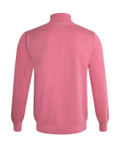 BOLOGNE PULL COL 3/4 ZIP OTAGO ROSE