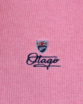 BOLOGNE PULL COL 3/4 ZIP OTAGO ROSE