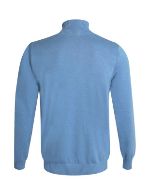 Dos du pull Bologne Otago bleu ciel pour homme