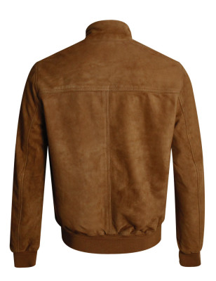 Dos la veste cuir Epsi Otago cognac pour homme
