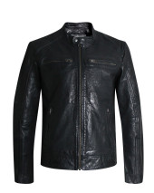 RACE VESTE CUIR OTAGO NOIR