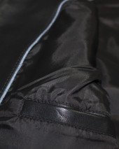 24 BUCK VESTE CUIR OTAGO NOIR