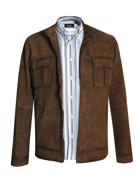 SIP VINTAGE VESTE CUIR OTAGO COGNAC