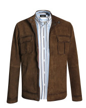 SIP VINTAGE VESTE CUIR OTAGO COGNAC