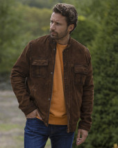 SIP VINTAGE VESTE CUIR OTAGO COGNAC