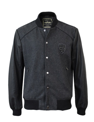 Veste cuir Otago noir pour homme