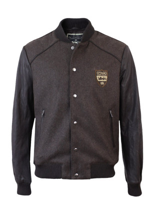 Cuir Ted Otago marron pour homme