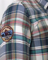 NEVADA CHEMISE ML CARREAUX OTAGO VERT FONCÉ