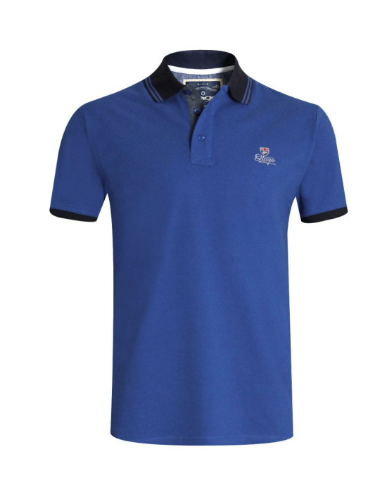 GRIFFAX POLO MC OTAGO SURF BLEU ROI