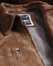 SUEDE VESTE CUIR OTAGO MARRON SUEDE VESTE CUIR OTAGO MARRON