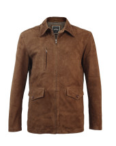 SUEDE VESTE CUIR OTAGO MARRON SUEDE VESTE CUIR OTAGO MARRON