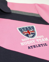 FLASH POLO MC OTAGO MARINE/ROSE