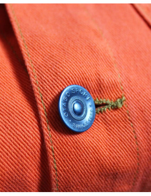 Bouton gravés la veste Hobart Otago orange pour homme