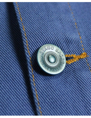 Bouton gravés la veste Hobart Otago bleu Klein pour homme