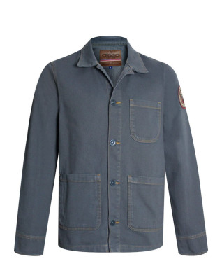 Veste toile boutonnée Hobart otago rugby ardoise pour homme