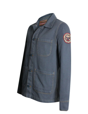 Veste toile boutonnée Hobart otago rugby ardoise pour homme