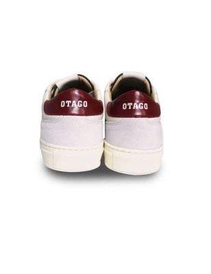 Baskets Lenny Otago rugby blanc bleu marine et rouge