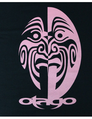 Dos sérigraphié du tee shirt Mask Otago bleu marine pour homme