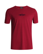 25 LANG TEE SHIRT OTAGO HIBISCUS RED