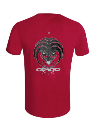 25 LANG TEE SHIRT OTAGO HIBISCUS RED