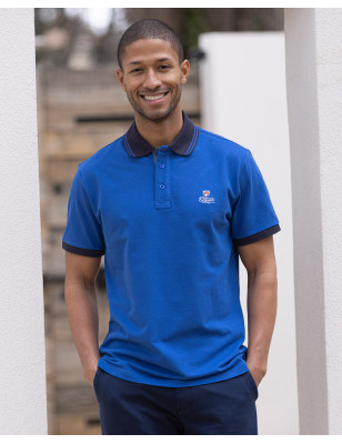 GRIFFAX POLO MC OTAGO SURF BLEU ROI
