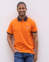GRIFFAX POLO MC OTAGO VERMILLON ORANGE
