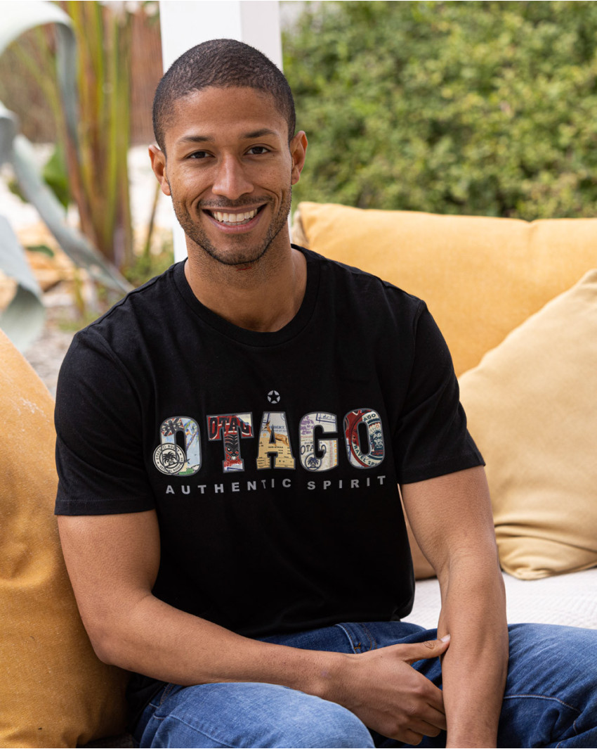 SCRIBOOK TSHIRT OTAGO NOIR SCRIBOOK TSHIRT OTAGO NOIR