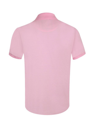 Dos du polo Filafil rose pour homme