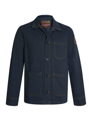 Veste Toile Boutonnée Hobart Otago Rugby bleu marine pour Homme