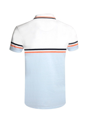 Dos du polo Peralta blanc pour homme