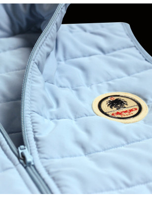 Doudoune sans manche TAHUJET otago rugby bleu ciel pour Homme