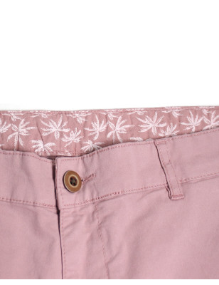 2 poches latérales et fermeture avec braguette et bouton du pantalon Marco Otago vieux rose pour homme