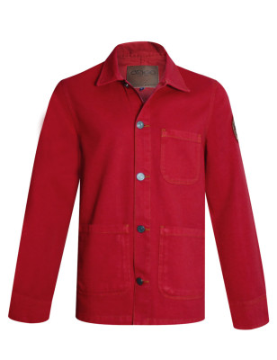 Veste Toile Boutonnée Hobart Otago Rugby rouge pour Homme